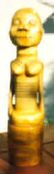 LS5703 Lucas SITHOLE "Young woman" 1957 Yellowwood (meas. not known)