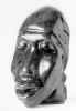LS6401 Lucas SITHOLE "Swazi girl with doek (Head of Thandi)" 1964 Namibian indigenous wood 035x018x026 cm