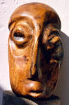 LS7570 Lucas SITHOLE "Different Opinions" ("Changing his mind") ("Lena nangale"), 1975 - Indigenous wood from Zululand - 055x034x036 cm