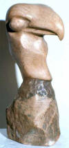Lucas SITHOLE - LS7604 "Eagle's Head" ("Eagle"), 1976 - Cape mountain stone - 065x???x??? cm