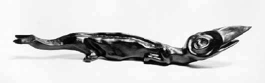 SITHOLE LS8107 "Please don't drown" ("Crocodile"), 1981 - Msimbiti wood - 024x130x022 cm