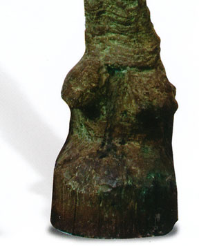 Lucas SITHOLE base of bronze cast LS6102.1