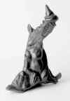 SITHOLE LS7710 "Mother of the Rhinos" ("Mabejane") ("Mamabejana"), 1977 - Msimbiti wood - 28 cm H